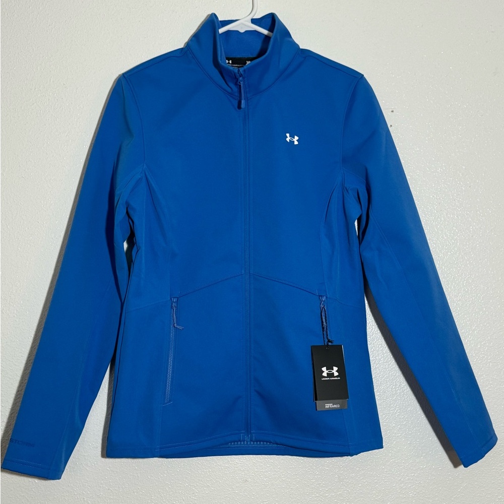 Under Armour, Women’s ColdGear Infrared, Blue Jacket, Size M, NEW Jacket.